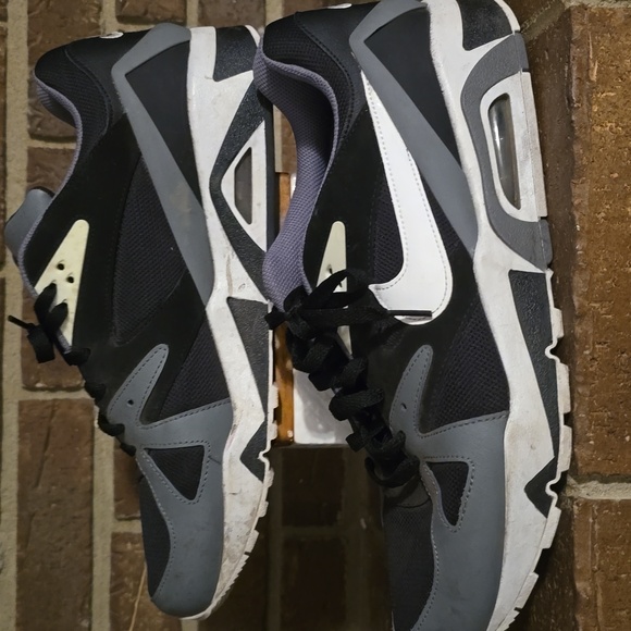 Nike Air Structure Triax 91 Black Smoke Grey White Mens Size 14 - Picture 3 of 6